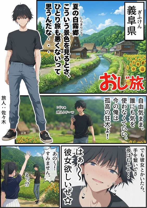 【義阜編】おじさん、私を旅に連れてって01