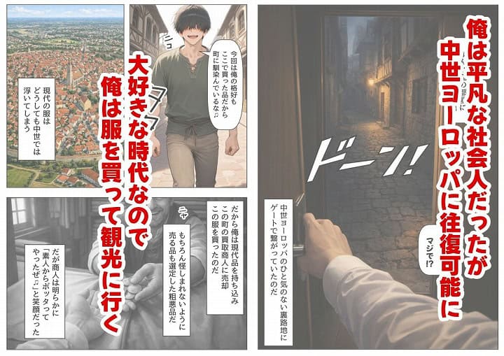 中世ヨーロッパに俺が転移したら、エロすぎた史実の話 その1-エロ漫画-1